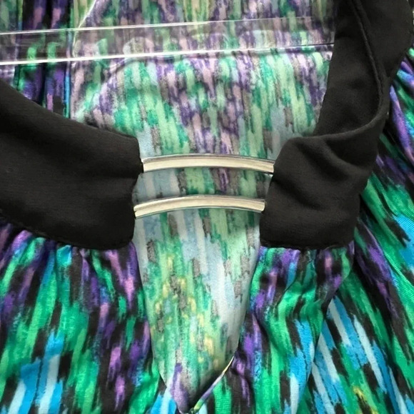 Studio Works Multicolor Print Sleeveless Dress Size M - Picture 14 of 14